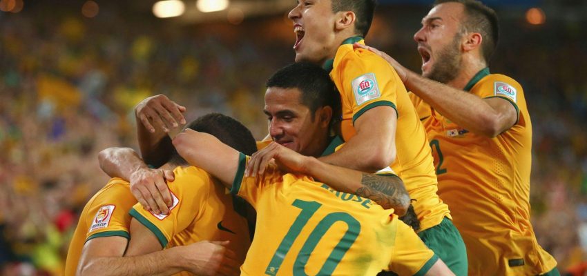 korea republic v australia comemoracao de gol australia getty